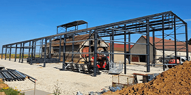 structures métalliques charpentes équipements techniques construction